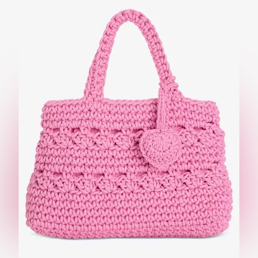 On 34th Crochet Medium Tote Bag